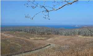 Fort Pond Bay and Block Island Sound from Landfill Overlook